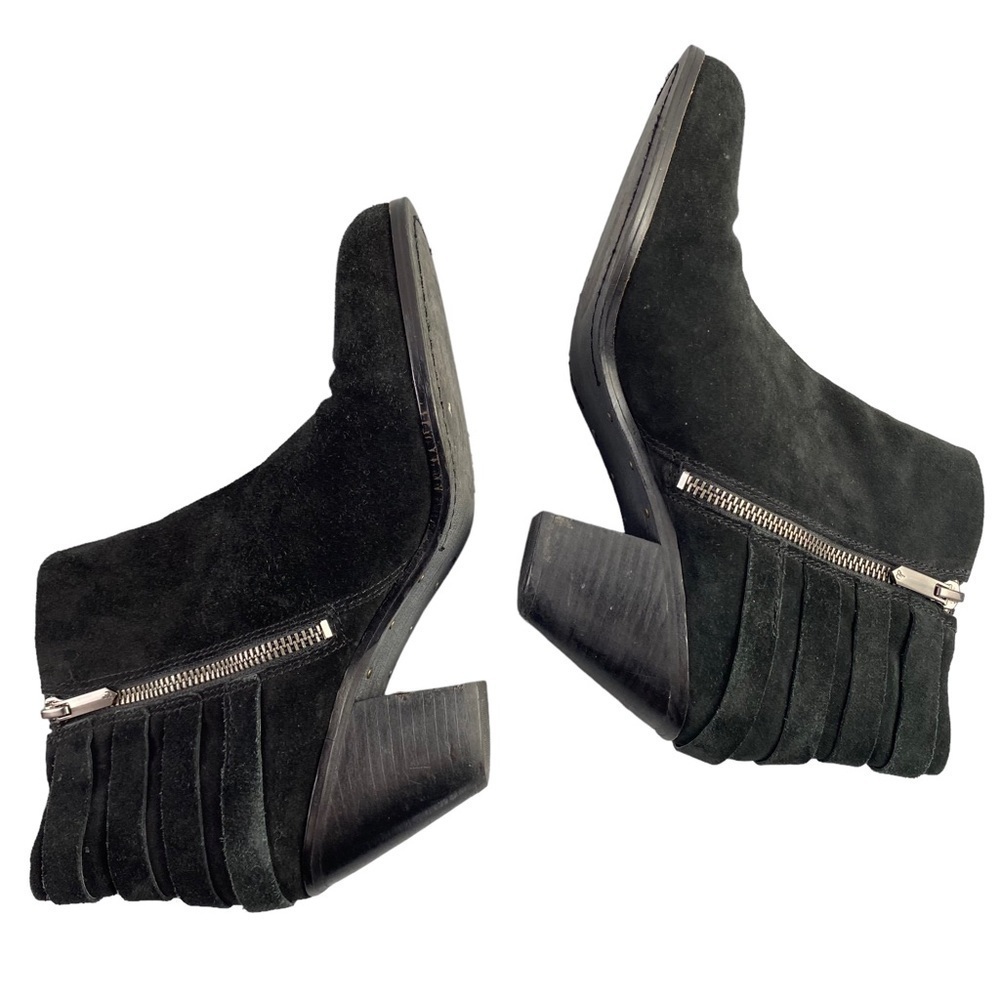 Sam Edelman LUCCA suede block heel buckle detail ankle boots, 9M - Picture 2 of 10